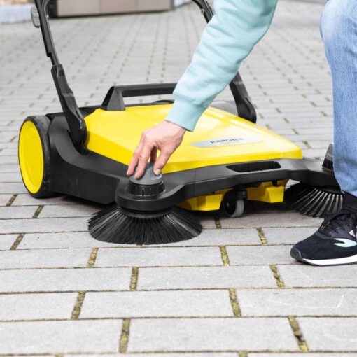 Karcher S 6 Twin Walk-Behind Outdoor Hand Push Sweeper - Image 4