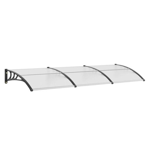 VEVOR Window Door Awning Canopy Polycarbonate Entry Door Outdoor Window Awning Exterior - Image 2
