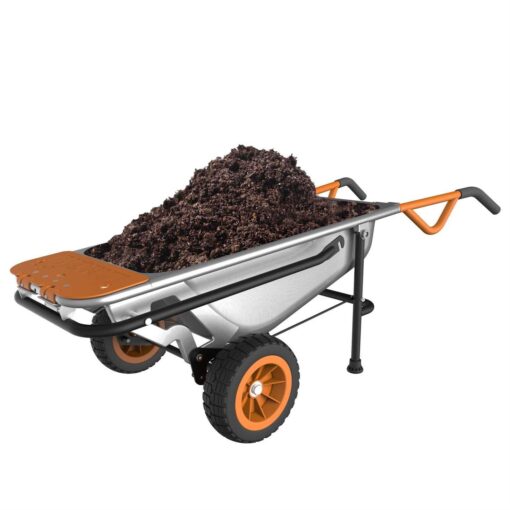 Worx Aerocart 8-in-1 Yard Cart Wheelbarrow Dolly - WG050 - Image 5