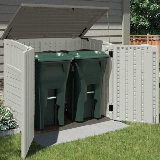 Suncast Resin Versatile Vertical Storage Shed Building - Image 2