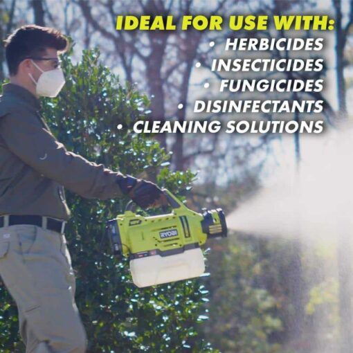 RYOBI ONE+ 18V 100 MPH 325 CFM Cordless Battery Variable Speed Jet Fan Leaf Blower w Leaf - Image 2