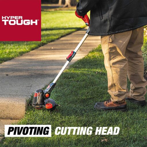 Hyper Tough 20V Max Cordless 12-Inch String Trimmer - Image 4