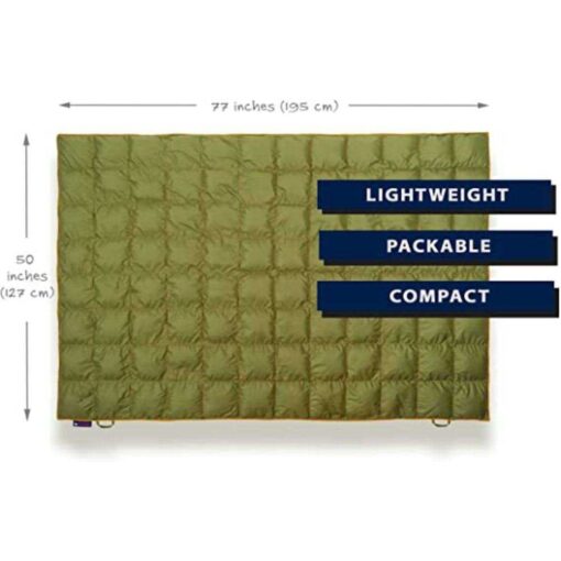 Get Out Gear Down Camping Blanket Puffy, Packable, Lightweight and Warm - Image 3