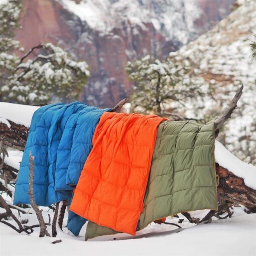 Get Out Gear Down Camping Blanket Puffy, Packable, Lightweight and Warm - Image 2