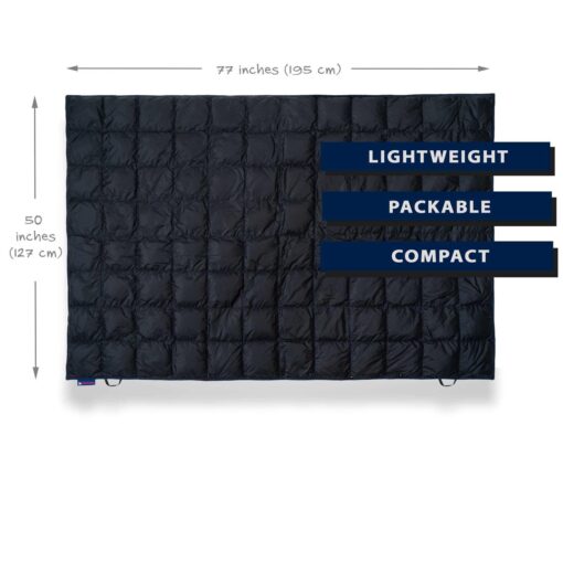 Get Out Gear Down Camping Blanket Puffy, Packable, Lightweight and Warm - Image 3