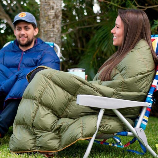 Get Out Gear Down Camping Blanket Puffy, Packable, Lightweight and Warm - Image 4