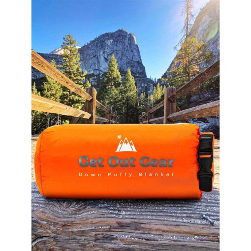 Get Out Gear Down Camping Blanket Puffy, Packable, Lightweight and Warm - Image 4