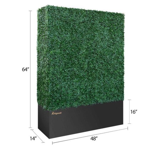Artigwall Hedge Wall Boxwood Hedge in Planter box Generation 3