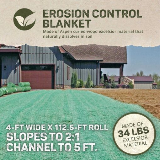 DeWitt Curlex I Excelsior Landscape Erosion Control Blanket - Image 3