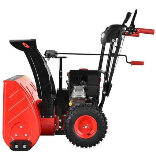 Powersmart 24 in. Two-Stage Gas Snow Blower with Electric Start and LED Light and Heated Handles - Image 3