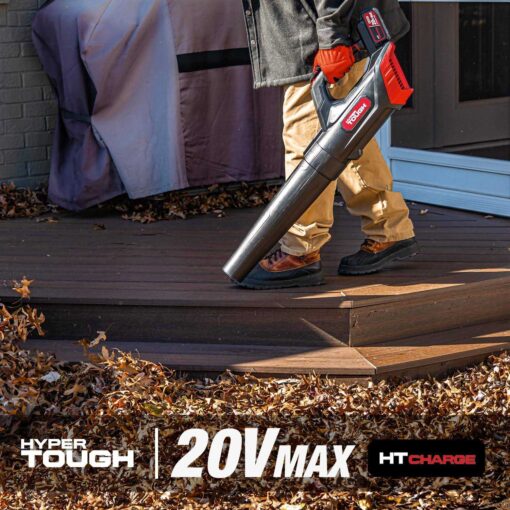 Hyper Tough 20V Max 90 MPH 372 CFM 20V 4.0Ah Cordless Handheld Blower - Image 5