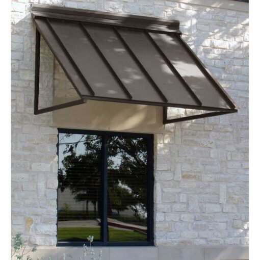 Awntech 8 ft. Houstonian Metal Standing Seam Awning - Image 2