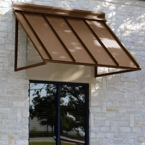 Awntech 8 ft. Houstonian Metal Standing Seam Awning - Image 2