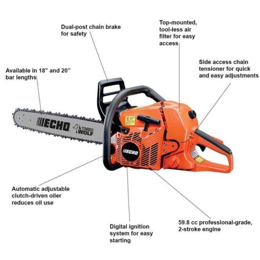 Echo CS-590 Timber Wolf Chainsaw - Image 2