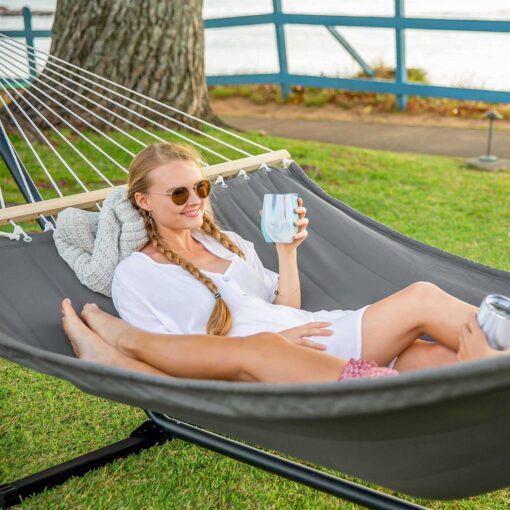 Suncreat Double Hammock with Stand - Image 4