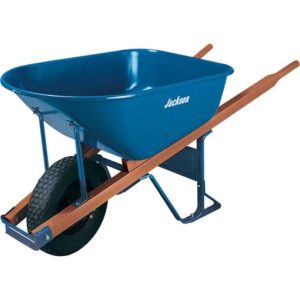 Jackson 6-cu ft Steel Wheelbarrow Flat-Free Tire