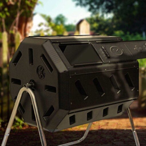 FCMP Outdoor IM4000 Dual Chamber Tumbling Composter - Image 3