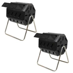 FCMP Outdoor IM4000 Dual Chamber Tumbling Composter
