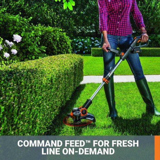Worx 20V Trimmer and Blower Power Share Combo Kit - Image 3