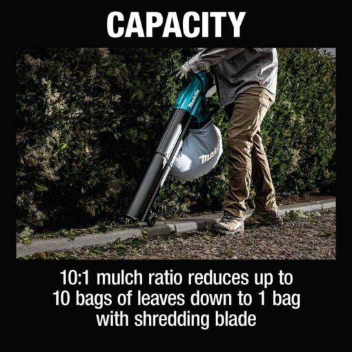 Makita 18V LXT Brushless Blower/Vacuum Mulcher - XBU07Z - Image 3