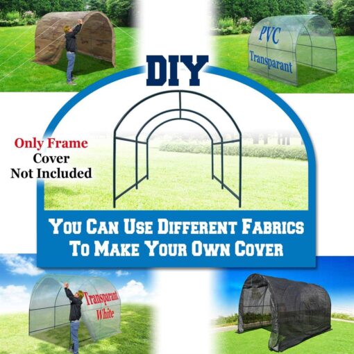 Benefit-USA Multi-Size Large Garden Support Arch Frame Climbing Plant Arch Arbor for Flowers/Fruits/Vegetables - Image 5