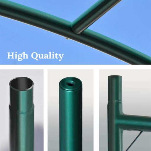 Benefit-USA Multi-Size Large Garden Support Arch Frame Climbing Plant Arch Arbor for Flowers/Fruits/Vegetables - Image 5