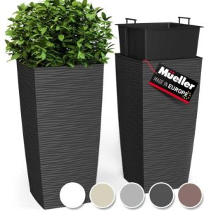Mueller Austria EverGreen Gray M-Resin Planter