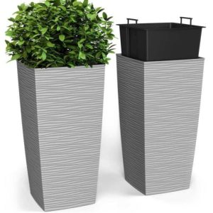 Mueller Austria EverGreen Gray M-Resin Planter