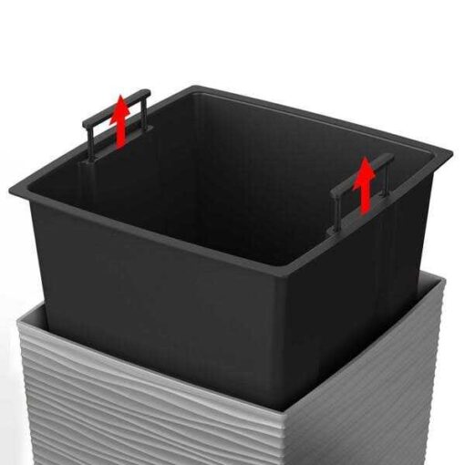 Mueller Austria EverGreen Gray M-Resin Planter - Image 4