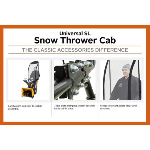 Classic Accessories Universal Snow Thrower Cab 52-086-010401-00 - Image 3