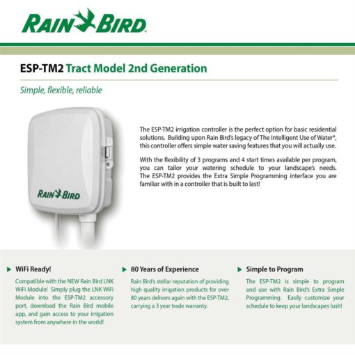 Rain Bird ESP-TM2 Irrigation Controller Service Component - Image 2