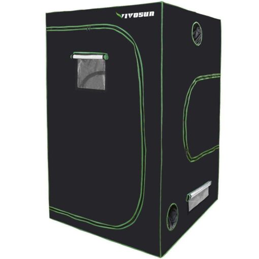 VIVOSUN 48x22x24x22x60x22 Mylar Hydroponic Grow Tent with Observation Window and Floor - Image 4