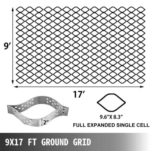 VEVOR 9 ft. x 17 ft. x Grid Ground - Image 2