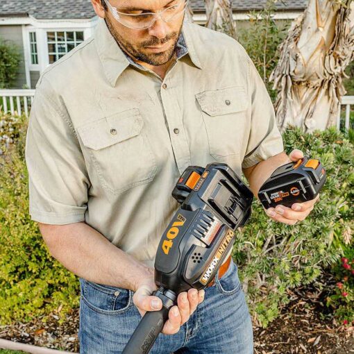 Worx Nitro 40V Leafjet WG585 Leaf Blower Cordless Powershare - Image 2