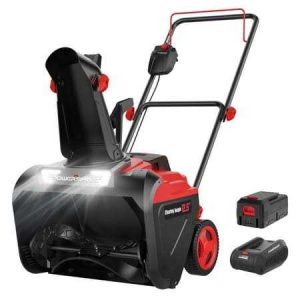 Powersmart 40V 21” Single Stage Cordless Snow Blower with 4ah Battery and Charger