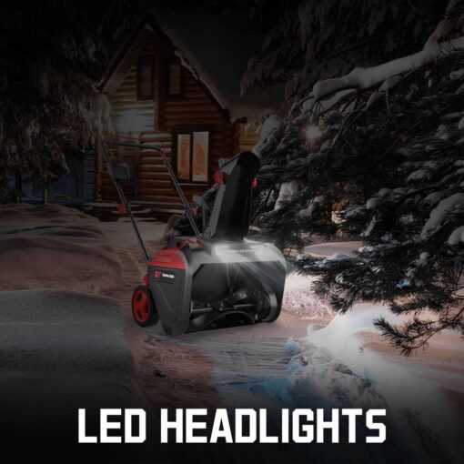 Powersmart 40V 21” Single Stage Cordless Snow Blower with 4ah Battery and Charger - Image 2