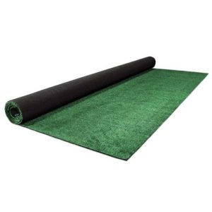House, Home and More Outdoor Artificial Turf with Marine Backing 6 Feet X Spectrum Series .25 Inch Pile Height