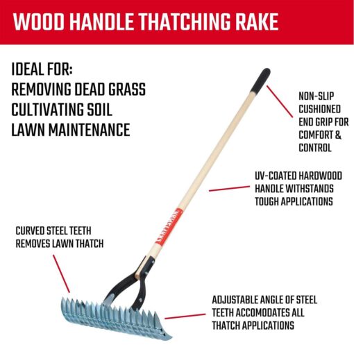 Craftsman 15-in Thatching Rake CMXMLBA2200 - Image 2
