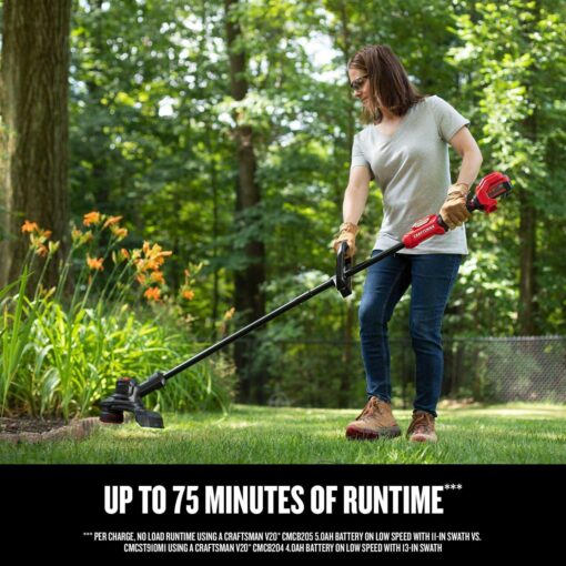 CRAFTSMAN Brushless RP 20-volt Max Cordless Battery String Trimmer and Leaf Blower Combo Kit - Image 3