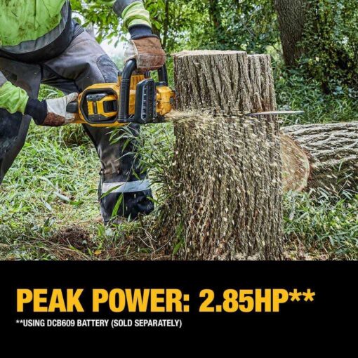 DEWALT 60V MAX Brushless Cordless 18 in. Chainsaw DCCS672B - Image 5