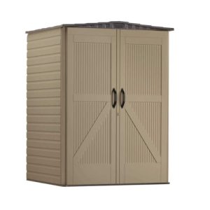 Rubbermaid Roughneck Vertical Storage Shed Lawn Mower