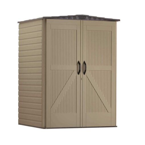Rubbermaid Roughneck Vertical Storage Shed Lawn Mower