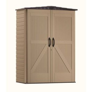 Rubbermaid Roughneck Vertical Storage Shed Lawn Mower