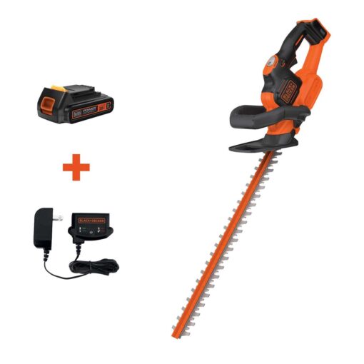 BLACK+DECKER 20V Max Cordless Hedge Trimmer with Power Command Powercut - Image 2
