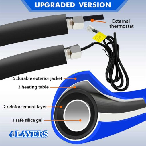 Heated Water Hose for RV Drinking Water Hose Freeze 45 F for RV - Image 4