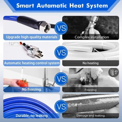 Heated Water Hose for RV Drinking Water Hose Freeze 45 F for RV - Image 5