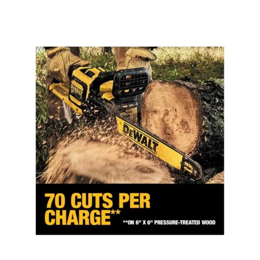 DEWALT FLEXVOLT 60V MAX* Brushless Chainsaw Kit - Image 5