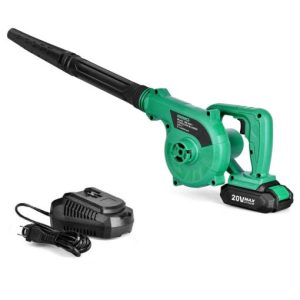 K I M O. KIMO Cordless Leaf Blower 2-IN-1 20V Lithium Battery Leaf Vacuum