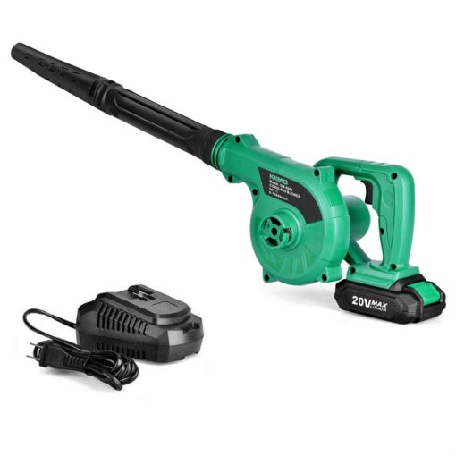 K I M O. KIMO Cordless Leaf Blower 2-IN-1 20V Lithium Battery Leaf Vacuum