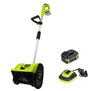 SnapFresh Cordless Snow Shovel 12 Inch 20V Cordless Snow Shovel with 4000mAh Battery & Fast Charger